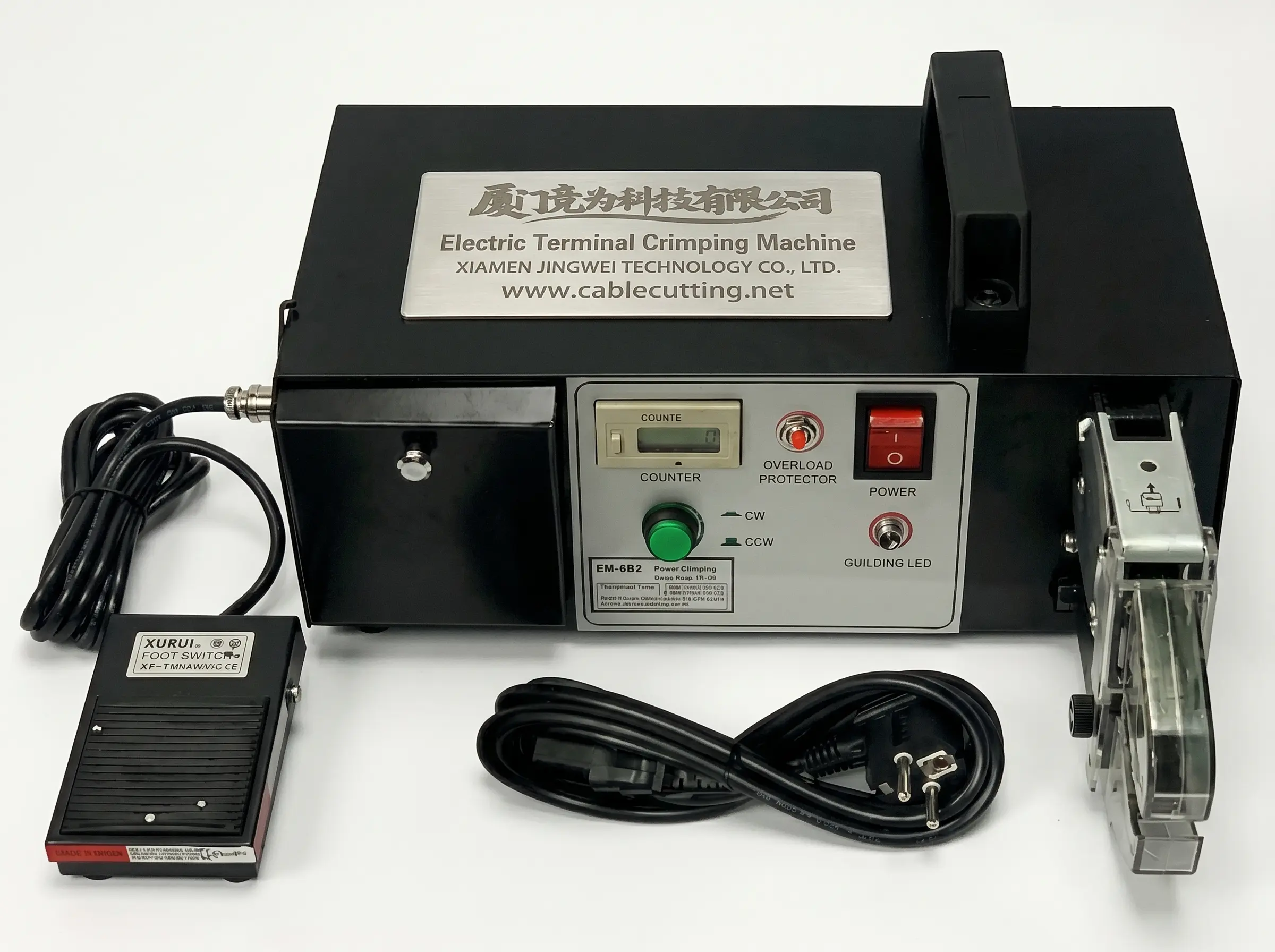 Máy Ép Đầu Nối Điện Tự Động EM-6B1 | Giải Pháp Xử Lý Dây Chính Xác