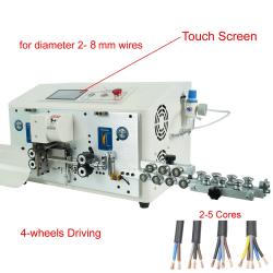 Máy Tuốt và Cắt Dây Nhiều Lõi Tròn Kép (2-8mm) Chuyên Dụng WPM-YHT6