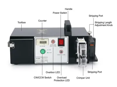 Máy ép đầu cốt điện với 7 bộ khuôn có thể thay đổi Dây EM-6B1 EM-6B2 Thumb