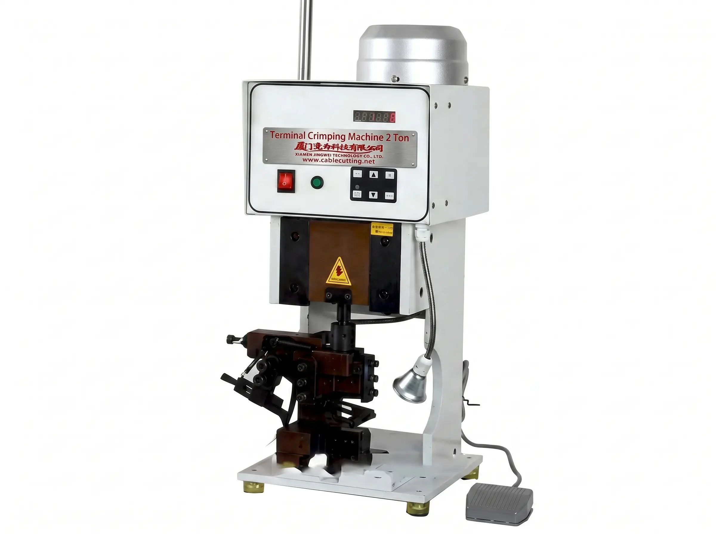 Máy Ép Đầu Cốt Siêu Êm JINGWEI WPM-2000S - Giải Pháp Tự Động Hóa Dây Cáp
