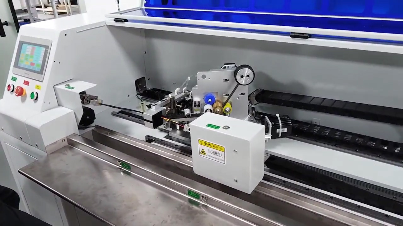 Máy Quấn Băng Keo Tự Động Cho Dây Ngắn | Quấn Chính Xác, Năng Suất Cao