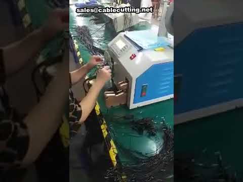 Máy quấn và buộc dây tai nghe tự động - Máy cột dây xoắn