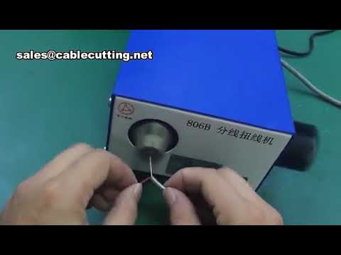 Máy Tách và Xoắn Dây Chắn Bảo Vệ | Máy Tước Cáp Bện Tự Động Hiệu Quả