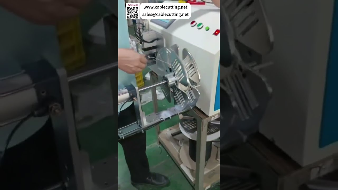 Máy Cắt Cáp Ribbon Tự Động – Đếm Mét & Sắp Xếp Dây, Tối Ưu Phân Tách Đầu Ra
