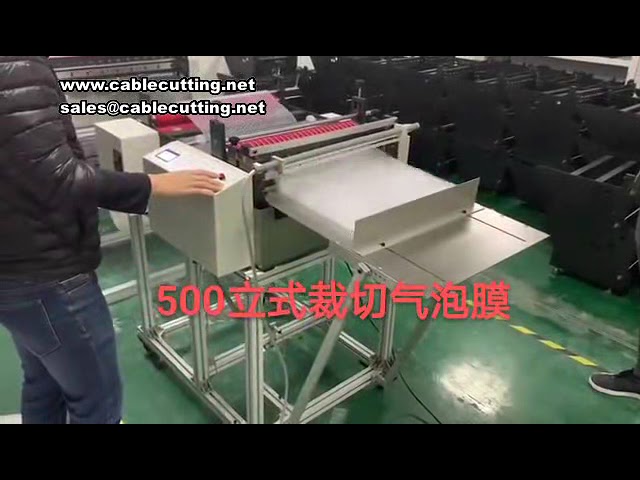 Máy cắt màng PE tự động - Cắt màng nhựa PV, màng bọc bong bóng nhanh chóng, chính xác