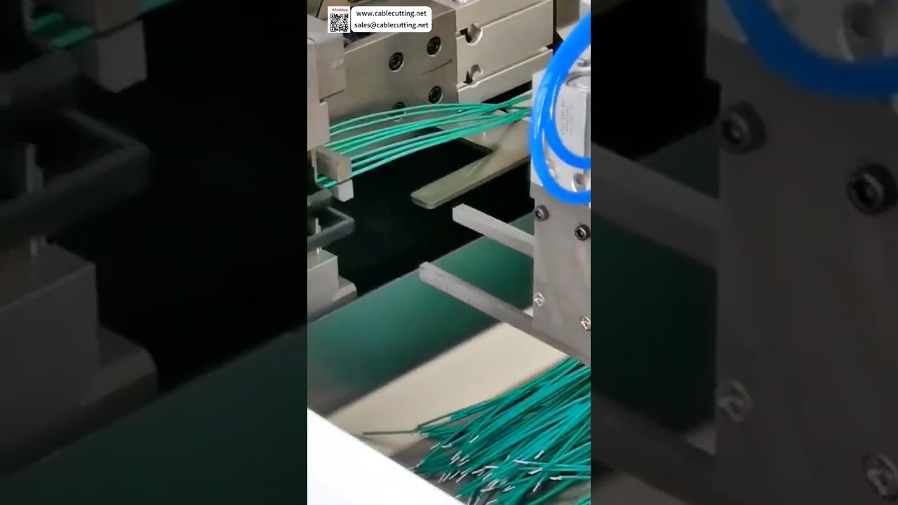 Electronic Wire Dual Head Tinning Machine  High Efficiency Automatic Dip Soldering Tool