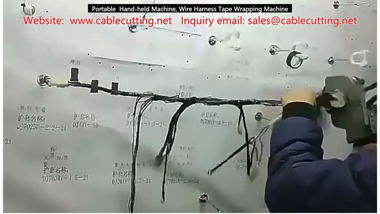 Portable  Hand held Machine, Wire Harness Tape Wrapping Machine