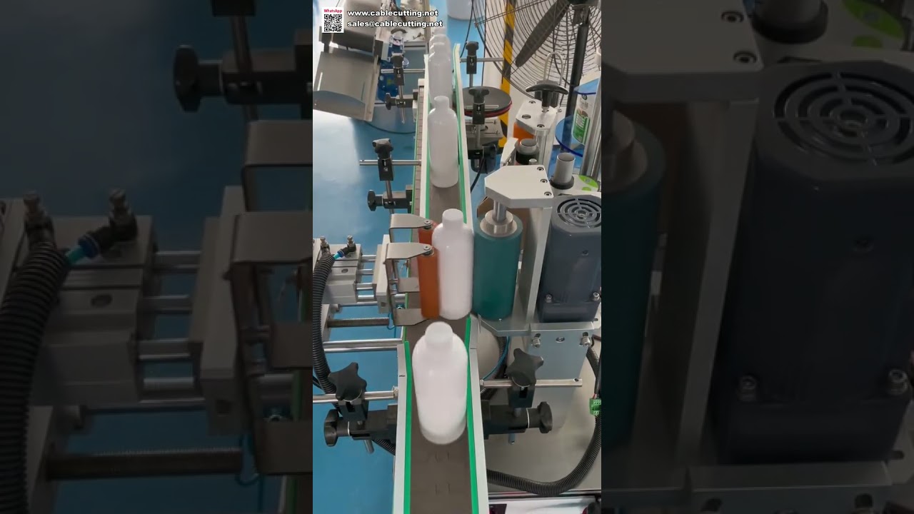 Máy Dán Nhãn Chai Nước Khoáng Công Nghiệp | Máy Dán Nhãn Rotary Tự Động Cho Dây Chuyền Đồ Uống