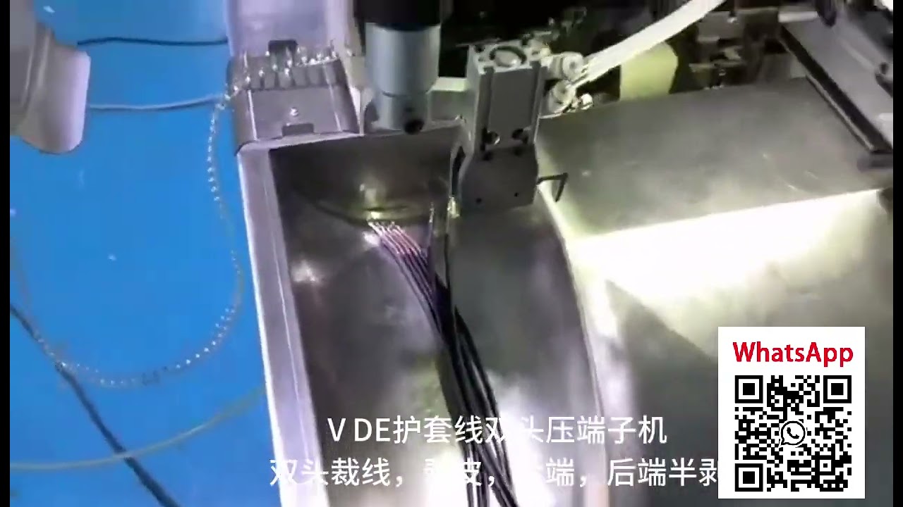 Máy Ép Cáp Tự Động Hai Đầu Chuyên Dụng Cho Cáp Bọc VDE - Tăng Năng Suất Nhà Máy