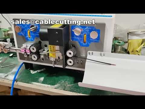 Automatic Wire Cutting and Inner Outer Stripping Machine