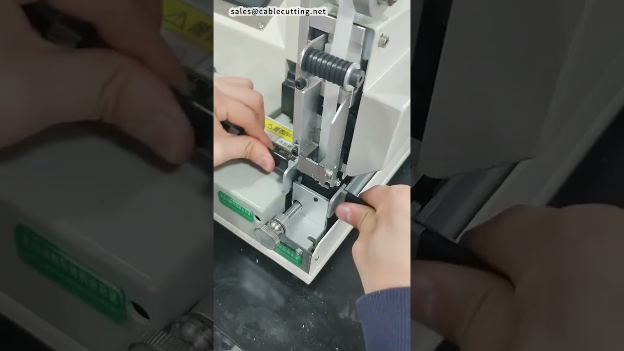 Push Type Tape Wrapping Machine with Positioning 1000 Wires/Hour #factory #machine