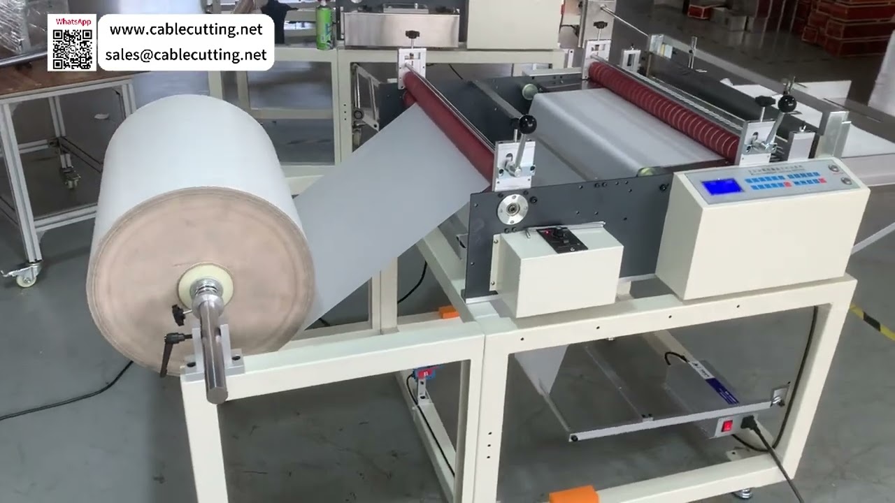 Máy Cắt Giấy Tự Động Ổn Định Mượt Mà | Thiết Bị Xén Cuộn Giấy Chính Xác Cao