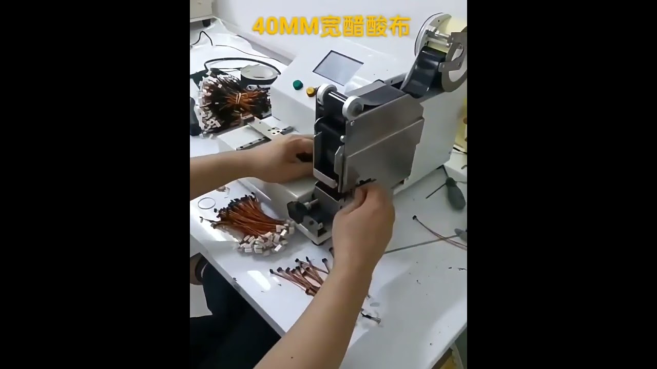 Máy quấn băng cuộn dây chính xác WPM-DC01 - Tự động hóa đóng gói cuộn coil