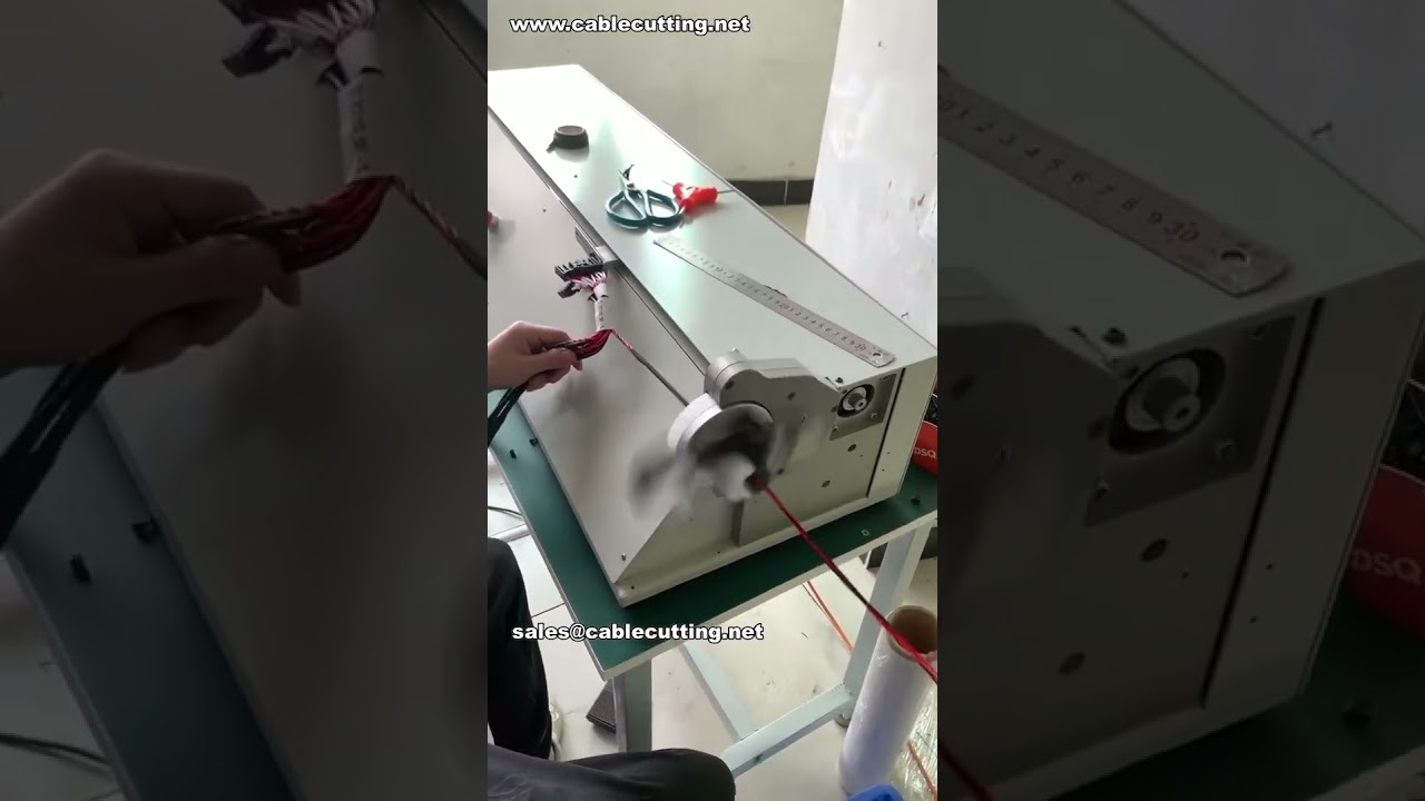 Máy quấn băng liên tục cho dây cáp ô tô | Trình diễn tại nhà máy