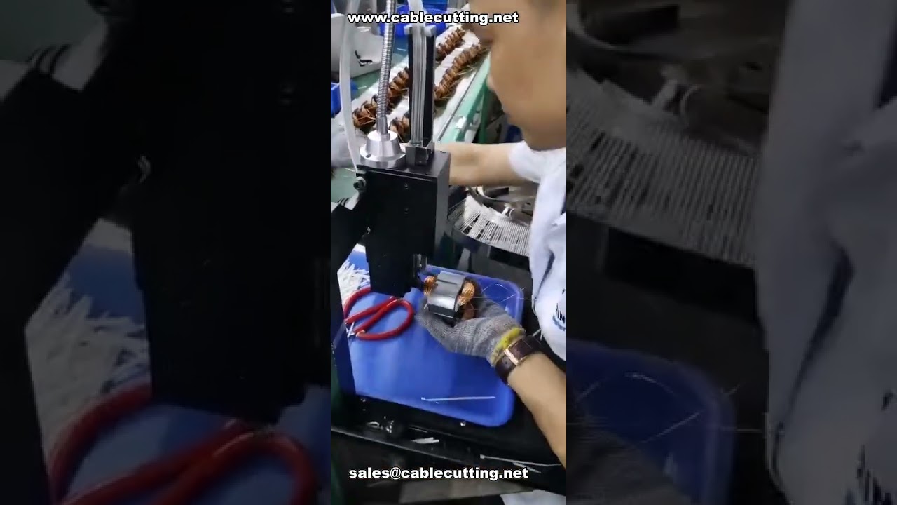 Máy Buộc Dây Cáp Tự Động Cho Stator – Thiết Bị Tự Động Hóa Dây Điện