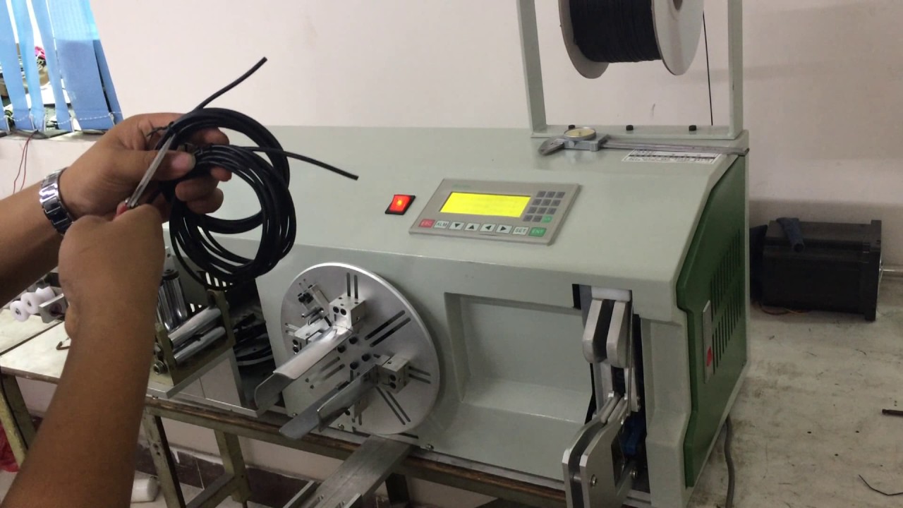 Máy buộc dây tự động, máy quấn dây công nghiệp - Liên hệ sales@cablecutting.net