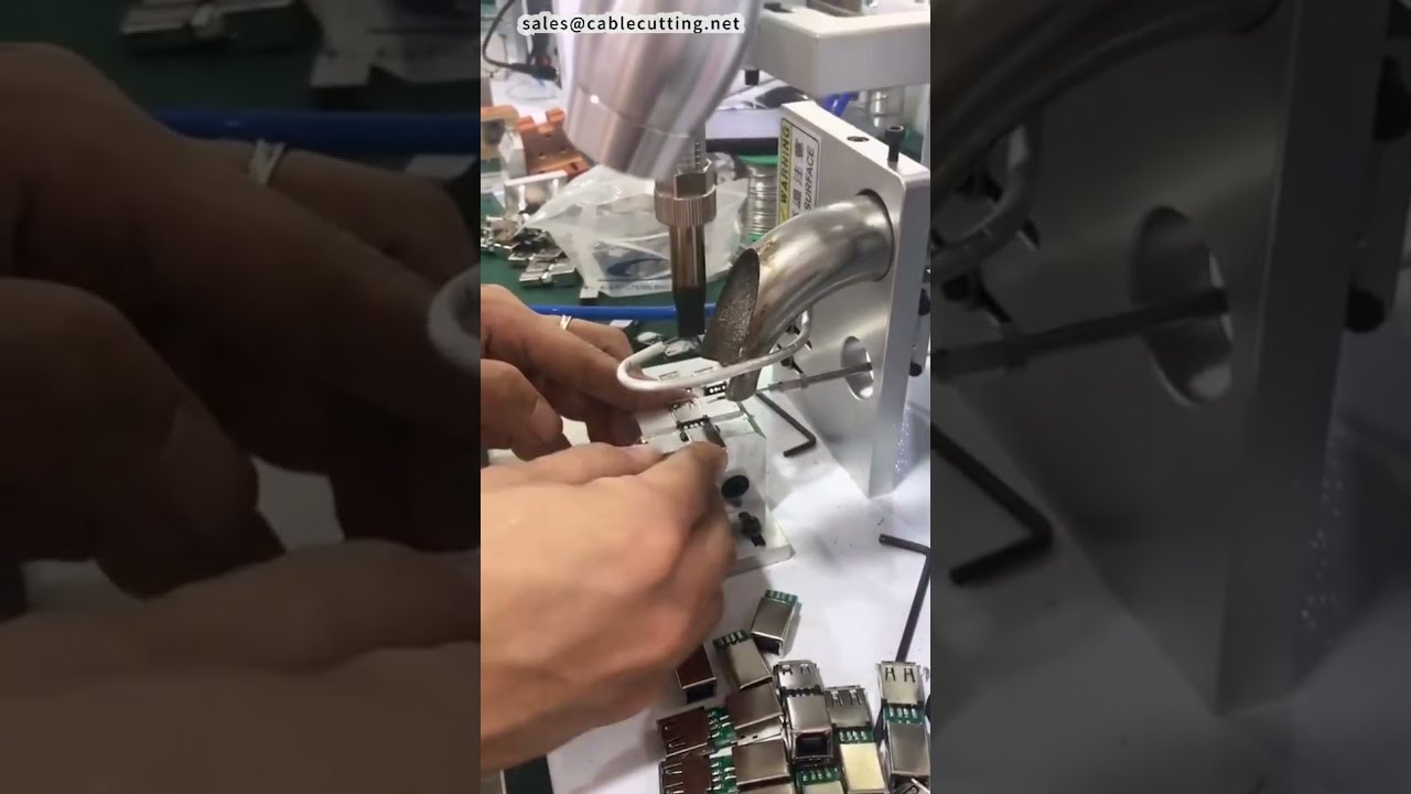 Máy Hàn Tự Động Lắp Ráp Đầu Nối USB A Cái Cho Máy In | Tự Làm Điện Tử #factory #machine #diy