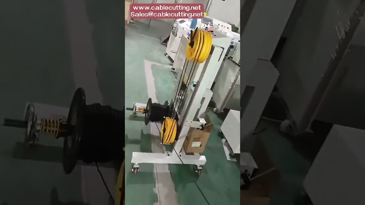 Máy đếm mét, cắt và cuộn dây cáp tự động – Máy cuộn dây thông minh cho ngành công nghiệp