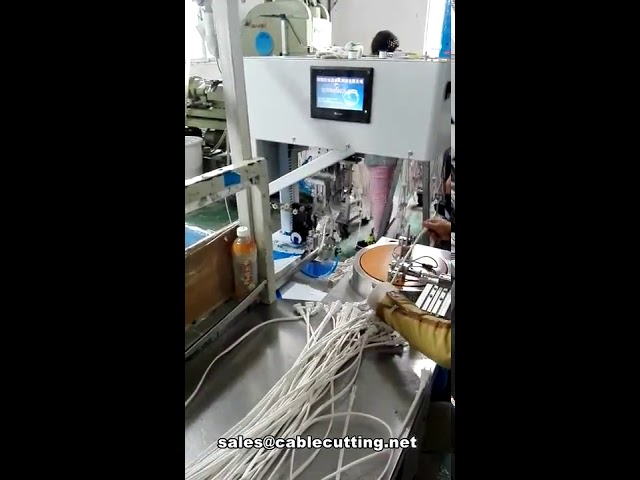 Máy quấn và buộc cáp điện hình số 8 tự động - Giải pháp quản lý cáp hiệu quả