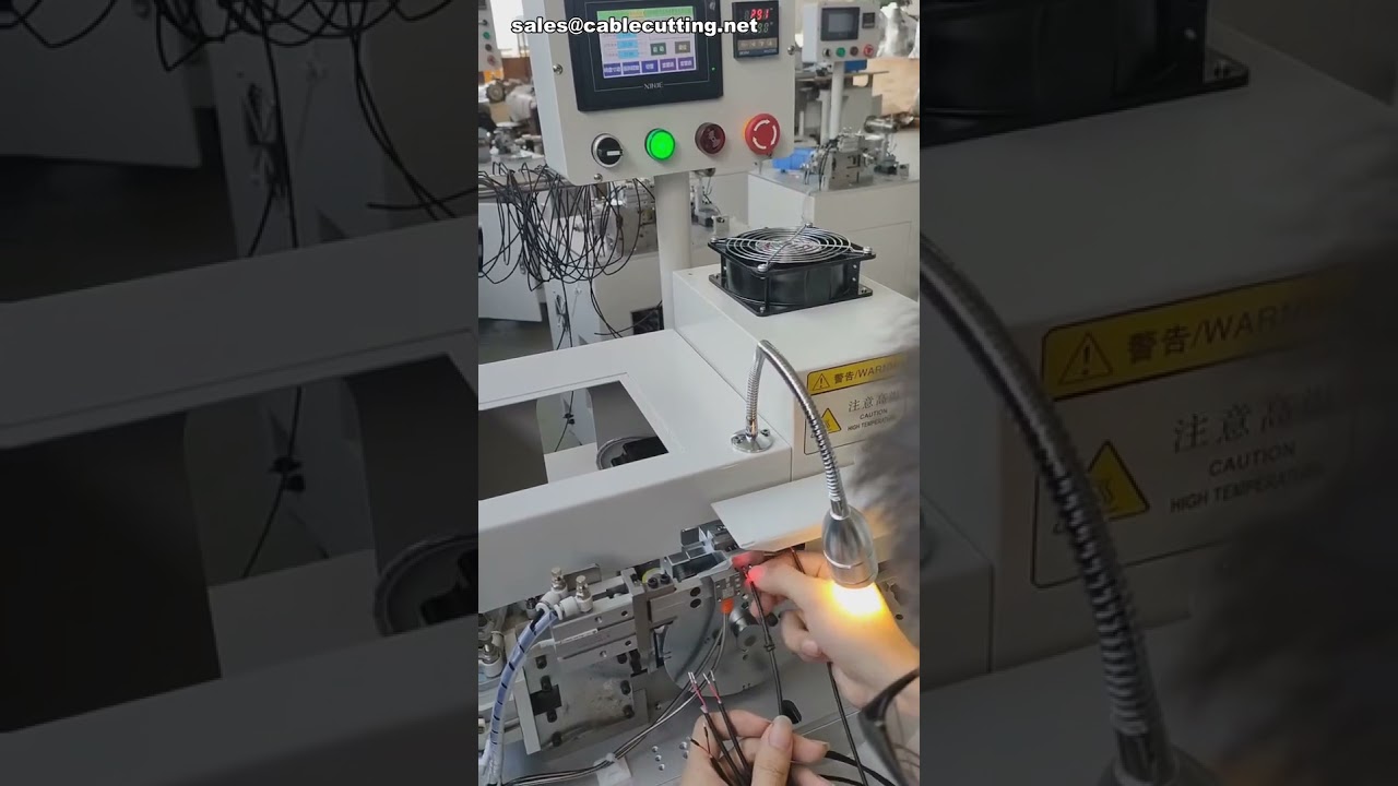 Máy Luồn Ống Co Nhiệt Tự Động - Điều Chỉnh Chiều Dài #factory #machine #diy
