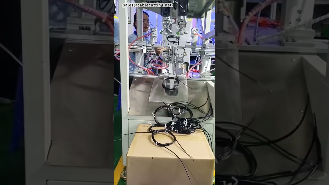 Máy quấn dây tròn tự động với buộc đôi không lõi | Máy quấn dây nhà máy #factory #machine