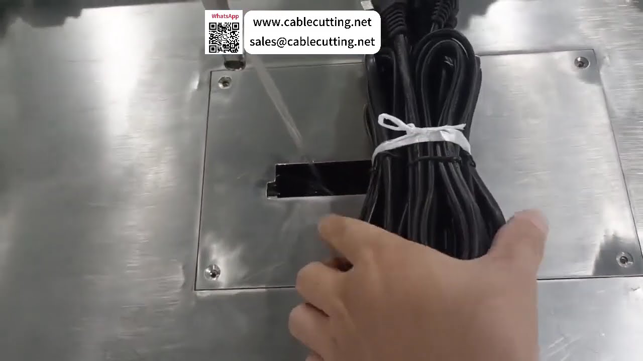 Máy buộc dây nguồn tự động  Thiết bị xử lý đóng gói và buộc tốc độ cao