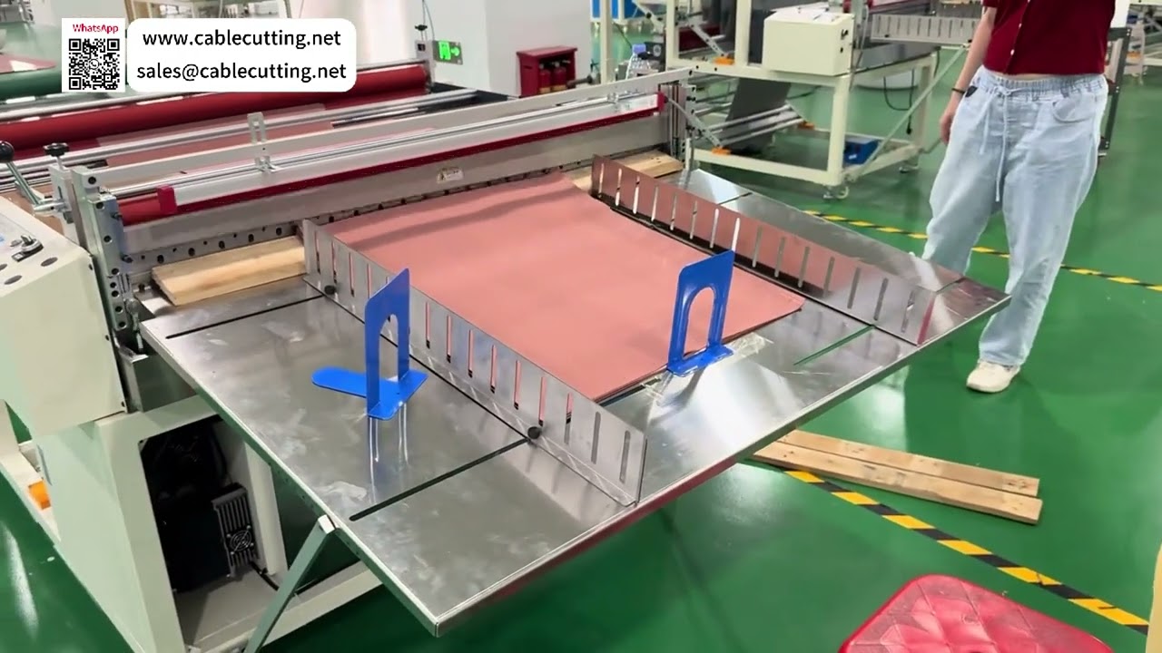 Thiết lập vận hành máy cắt tấm lá đồng tự động hoàn hảo, sạch sẽ, không nhăn
