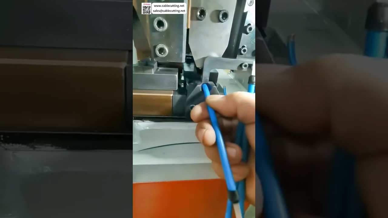 Máy ép đầu cốt ống dạng phễu rung, máy ép nạp liệu tự động cho cáp lớn