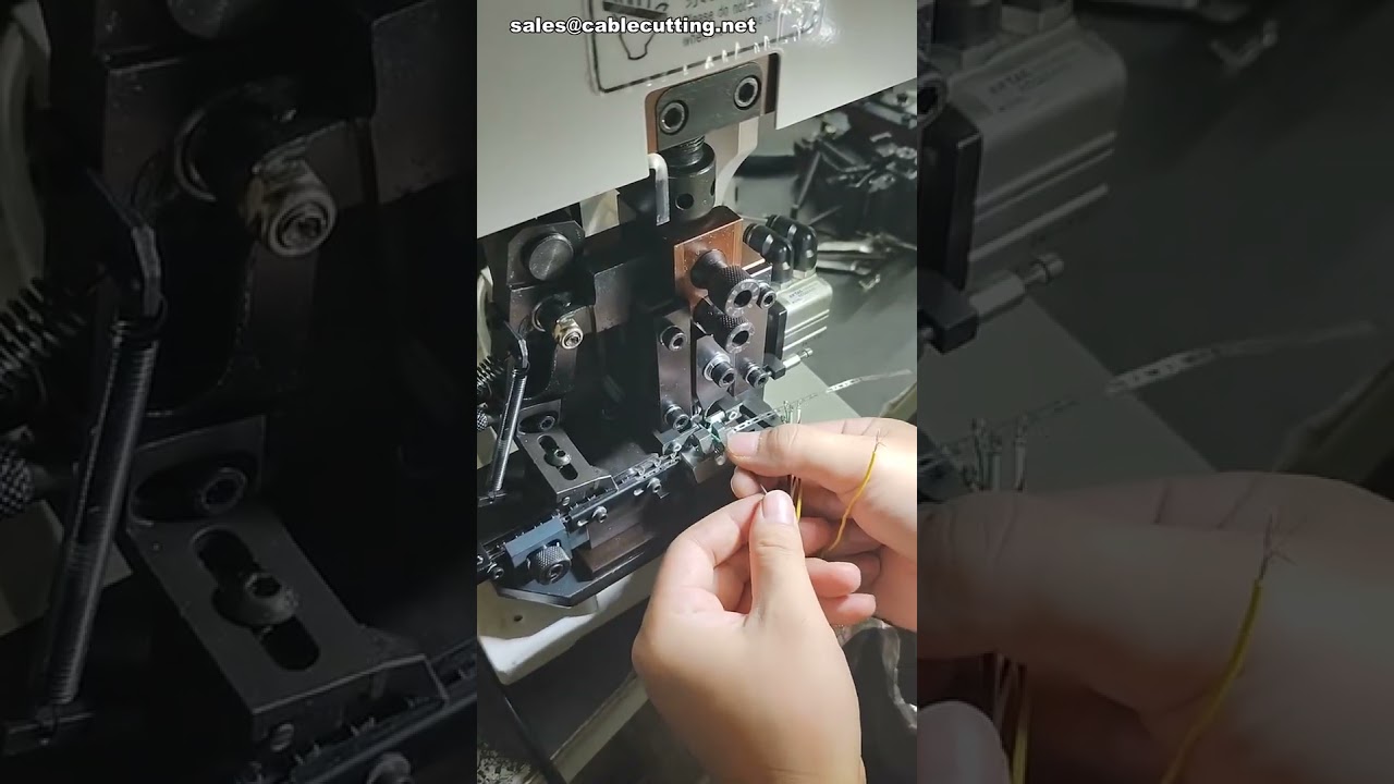 Máy Tuốt Dây Và Bấm Đầu Cốt Một Đầu - Thiết Lập Đầu Cốt 2.5 Thành Công | Máy Công Nghiệp #factory #machine
