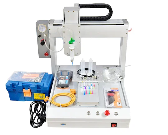 Robot Tra Keo Xoay 4 Trục Tự Động Cho Sản Phẩm Phức Tạp