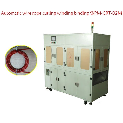 Máy Cắt Cuộn và Bó Cáp Thép Tự Động Công Nghiệp WPM-CRT-02M