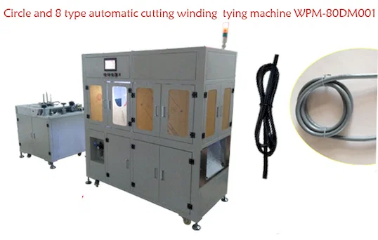 Máy Cắt Cuộn Buộc Kiểu Tròn/Số 8 Tự Động Linh Hoạt WPM-80DM001