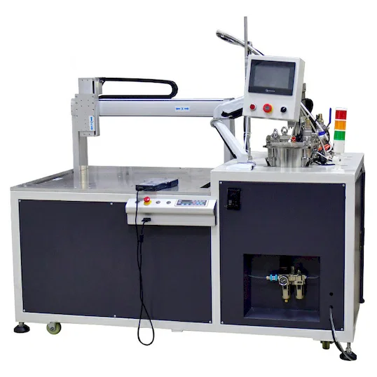 Máy Tra Keo AB Tự Động Pha Trộn Chính Xác