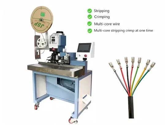 Máy Tuốt Cáp Vỏ Bọc Nhiều Lõi và Dập Đầu Cos Ferrule WPM-32