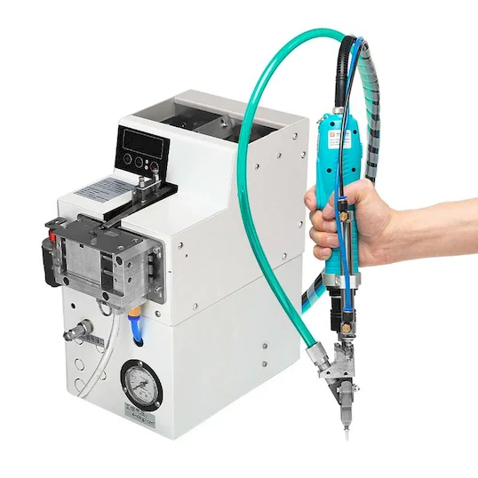 Máy Cấp Vít Khí Lỗ Sâu Có Giá Đỡ Chuyên Dụng